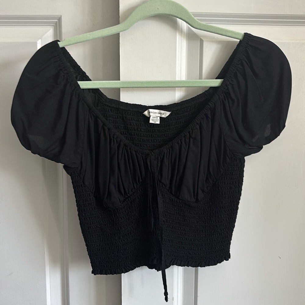 American Eagle summer cropped shirt
